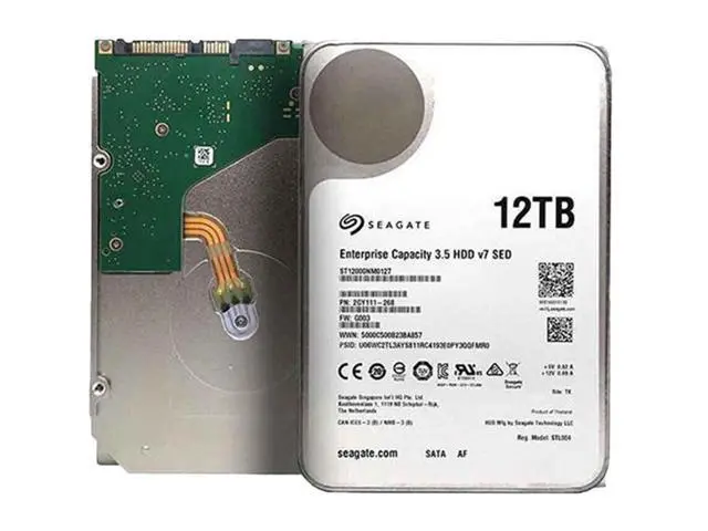 Refurbished: Seagate ST12000NM0127 12TB 256MB 7200RPM 3.5" SATA 6.0Gb/s Enterprise Hard Drive - Newegg.com