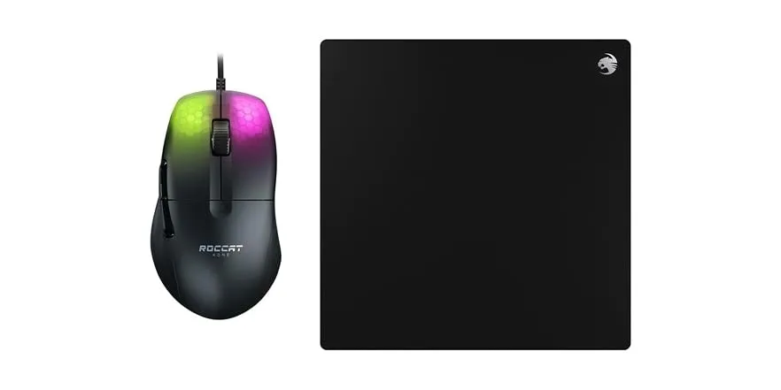 ROCCAT Kone Pro Gaming Mouse with Mousepad - $14.99 - Free shipping for Prime members