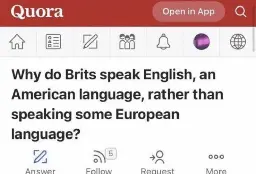 yes brits please explain yourself