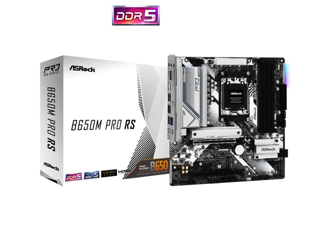 ASRock B650M PRO RS AM5 Micro ATX Motherboard - Newegg.com