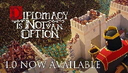 [Steam] Diplomacy Is Not an Option (€18.84 /35% OFF)