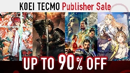 KOEI TECMO Publisher Sale