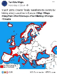 Year is 2053, Croatia finally controls all coastlines, how y’all feel?