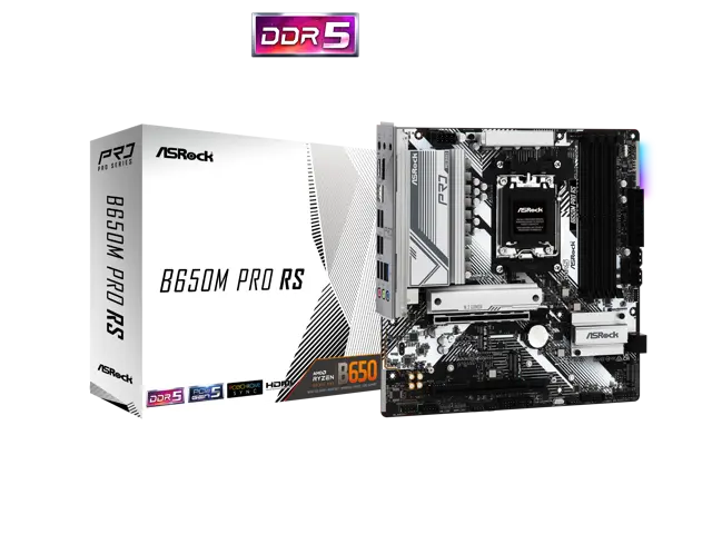 ASRock B650M PRO RS AM5 Micro ATX Motherboard - Newegg.com