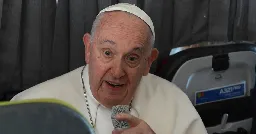 Pope says Church open to everyone, including LGBT people, but has rules