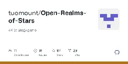 GitHub - tuomount/Open-Realms-of-Stars: 4X Strategy game