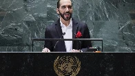 El Salvador’s leader, criticized internationally for gang crackdown, tells UN it was the right thing