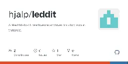 GitHub - hjalp/leddit: A Reddit-to-Threadiverse archiver for discussion threads.
