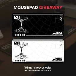 [GIVEAWAY] One Cyber Mousepad | Winner can choose the color! (Ends on January 26)