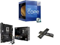 [Combo] Intel Core i9-12900K - Core i9 12th Gen Alder Lake 3.2 GHz Desktop Processor and ASUS TUF Gaming Z690-Plus WiFi ATX Gaming Motherboard and XPG LANCER 32GB (2 x 16GB) - $410.99